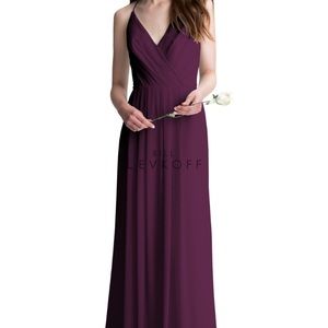 Bill Levkoff Eggplant Bridesmaid dress!